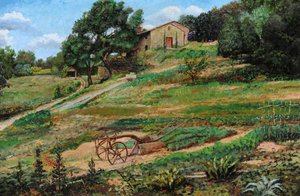 Ploeg, Cortona, 1999 door Trevor Neal